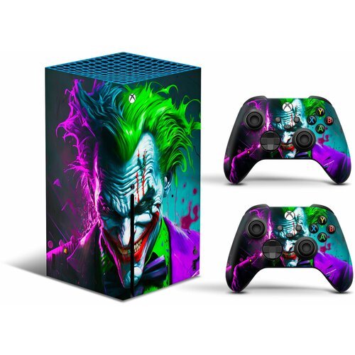 Набор наклеек на игровую консоль Xbox Series X защитная плёнка Joker