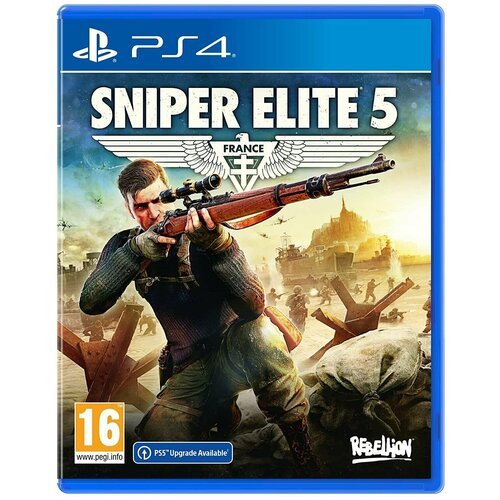 Игра Sniper Elite 5 PS4 (PlayStation 4, Русские субтитры)