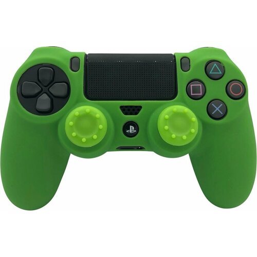 Защитный силиконовый чехол Controller Silicon Case для геймпада Sony Dualshock 4 Wireless Controller Green (Зеленый) (PS4)