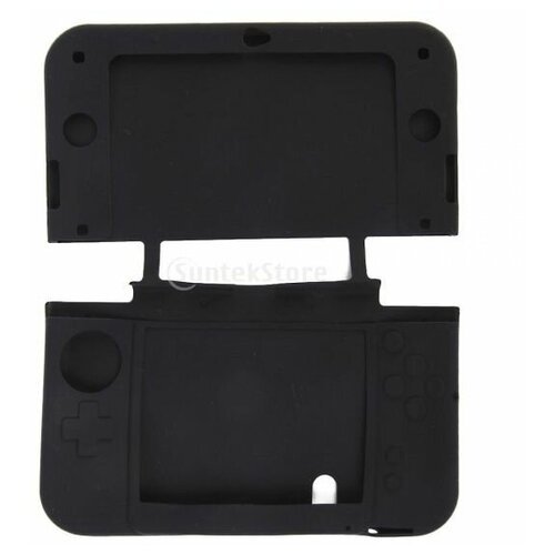 Силиконовый чехол (Silicon Case Black) Черный для New 3DS XL (Nintendo 3DS)