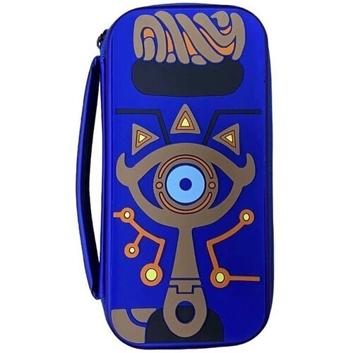 Чехол защитный Carrying Case Zelda Sheikah Eye (Синий) (Switch/Switch OLED)
