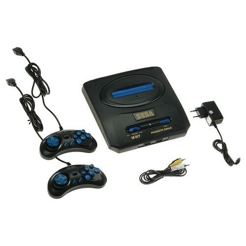 Игровые приставки Магистр Игровая приставка Magistr Drive 2, 252 игры, 2 геймпада, AV-кабель