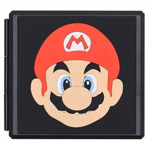 Кейс для хранения 12 картриджей Nintendo Switch (Mario Face)