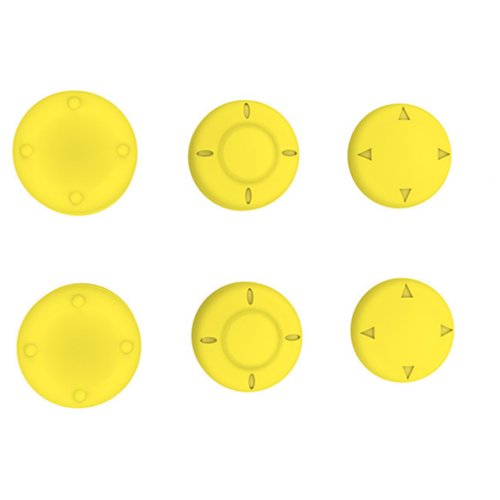 Накладки на стики Желтый (6 шт) DOBE (TNS-877C) (Switch Lite)
