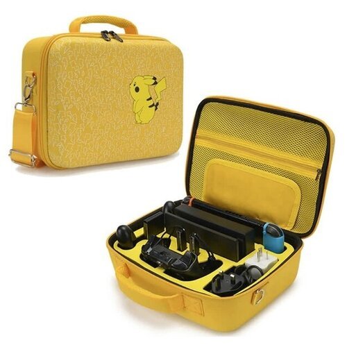 Сумка для консоли и аксессуаров Storage Bag для Nintendo Switch / OLED (Pikachu)