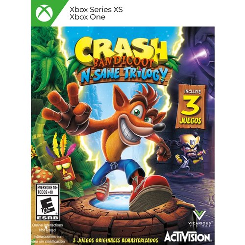Crash Bandicoot N. Sane Trilogy Xbox One, Xbox Series X|S электронный ключ