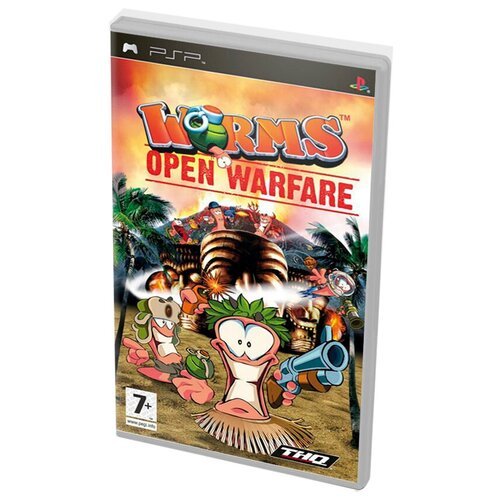 Видеоигра Worms (Червячки) Открытая война Essentials (PSP)