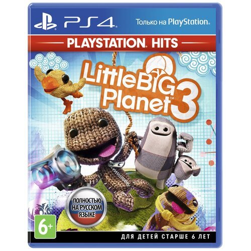 Игра LittleBigPlanet 3 (Хиты PlayStation) Хиты PlayStation для PlayStation 4