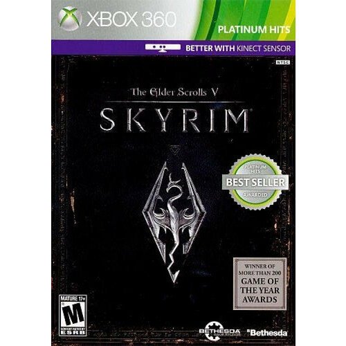 The Elder Scrolls 5 (V): Skyrim с поддержкой kinect (Xbox 360) английский язык