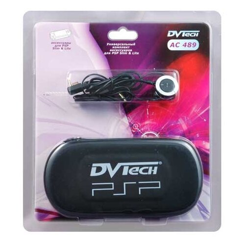 DVTech Набор аксессуаров для PSP Slim (AC 489), черный