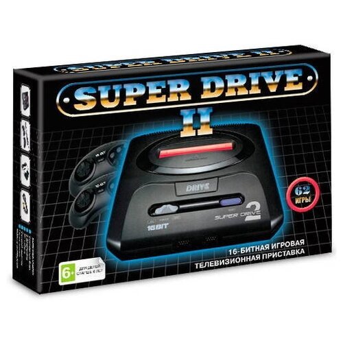16 bit Приставка Super Drive Classic (62 игр)