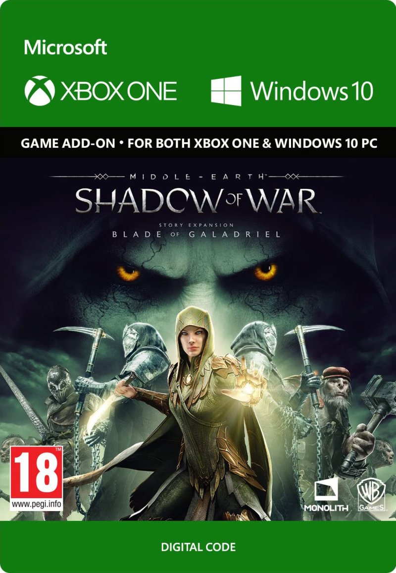 Средиземье: Тени войны (Middle-earth: Shadow of War) The Blade of Galadriel Story Expansion. Дополнение [Xbox One/Win10, Цифровая версия] (Цифровая версия)