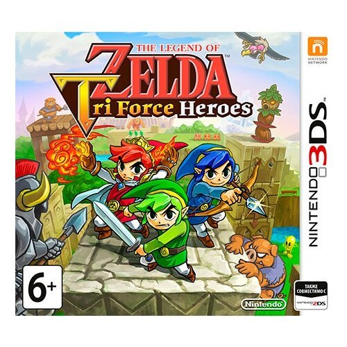 Игра The Legend of Zelda: Tri Force Heroes для Nintendo 3DS, картридж