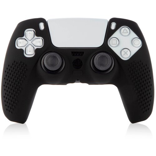 Силиконовый чехол для геймпада Sony PlayStation 5 DualSense Silicon Case for PS5 Controller (черный)