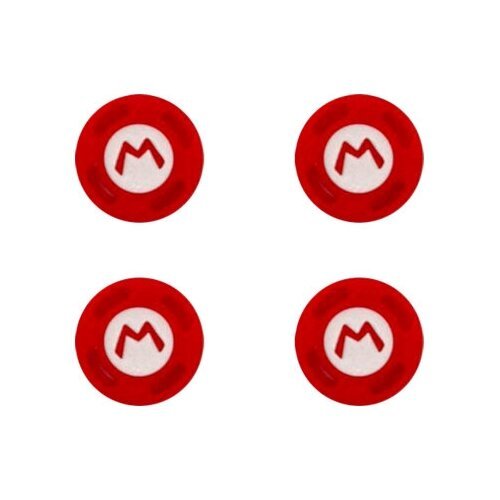 Силиконовые накладки для Joy-Con 4 в 1 (Super Mario - Red) (Nintendo Switch)