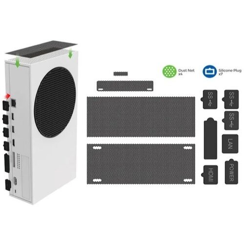 Набор заглушек и сеток для защиты консоли Xbox Series S от пыли и влаги (11 предметов)