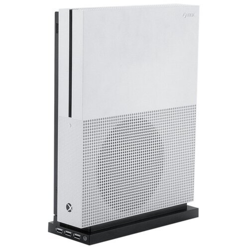 Охлаждающая подставка MyPads TA-146575 для игровой консоли Microsoft Xbox One с 3мя встроенными USB-портами для зарядки черный