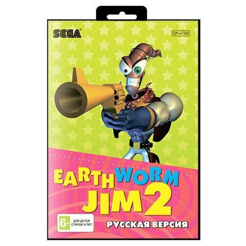 Earthworm Jim 2 [Sega, русская версия]