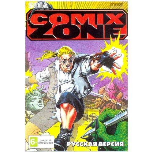 Игра Sega 16 bit COMIX ZONE