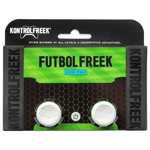KontrolFreek Сменные накладки Futbol Freek для геймпада Sony Dualshock 4, белый, 2 шт.