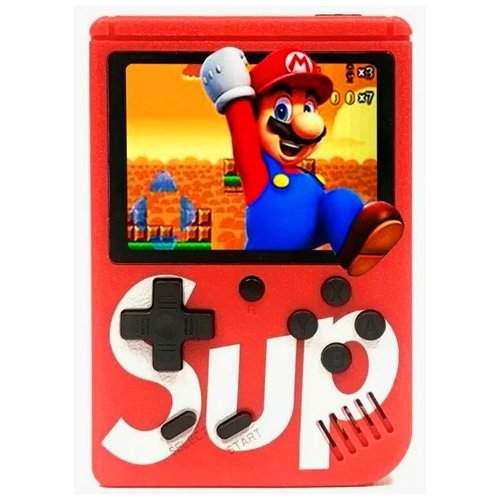Портативная игровая консоль Sup Game Box с джойстиком (красный)