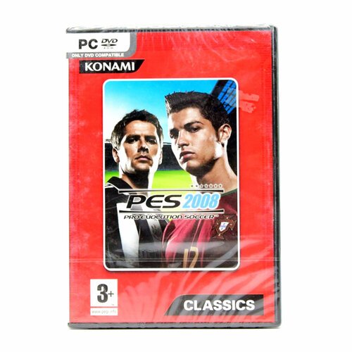 PES 2008 Pro Evolution Soccer. Konami Classics (PC, DVD) английский язык