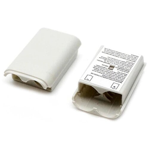 Батарейный отсек для беспроводного геймпада X-Box 360 (2*AA) Белый, 3 шт.